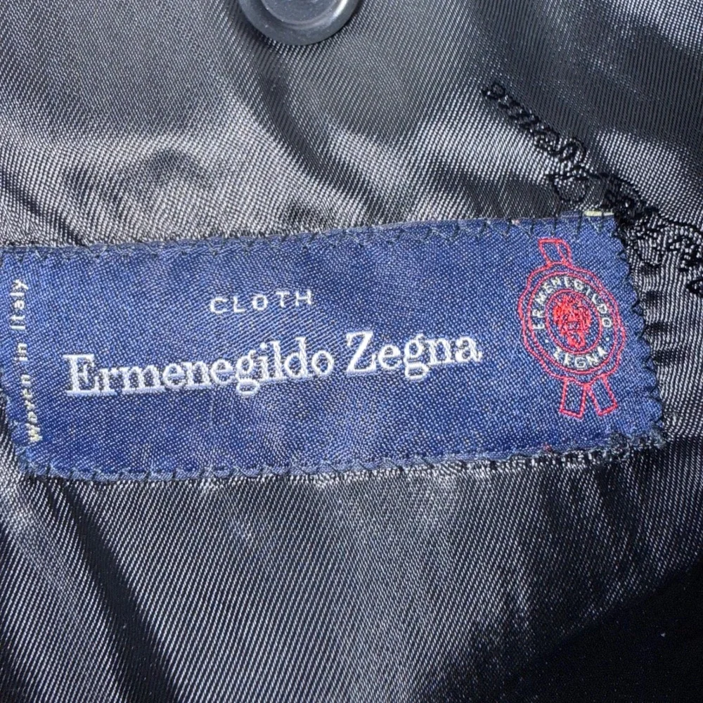 Ermenegildo Zegna Slim Fit Wool Silk Blend Suit Jacket Blazer Mens 44‎ Italian